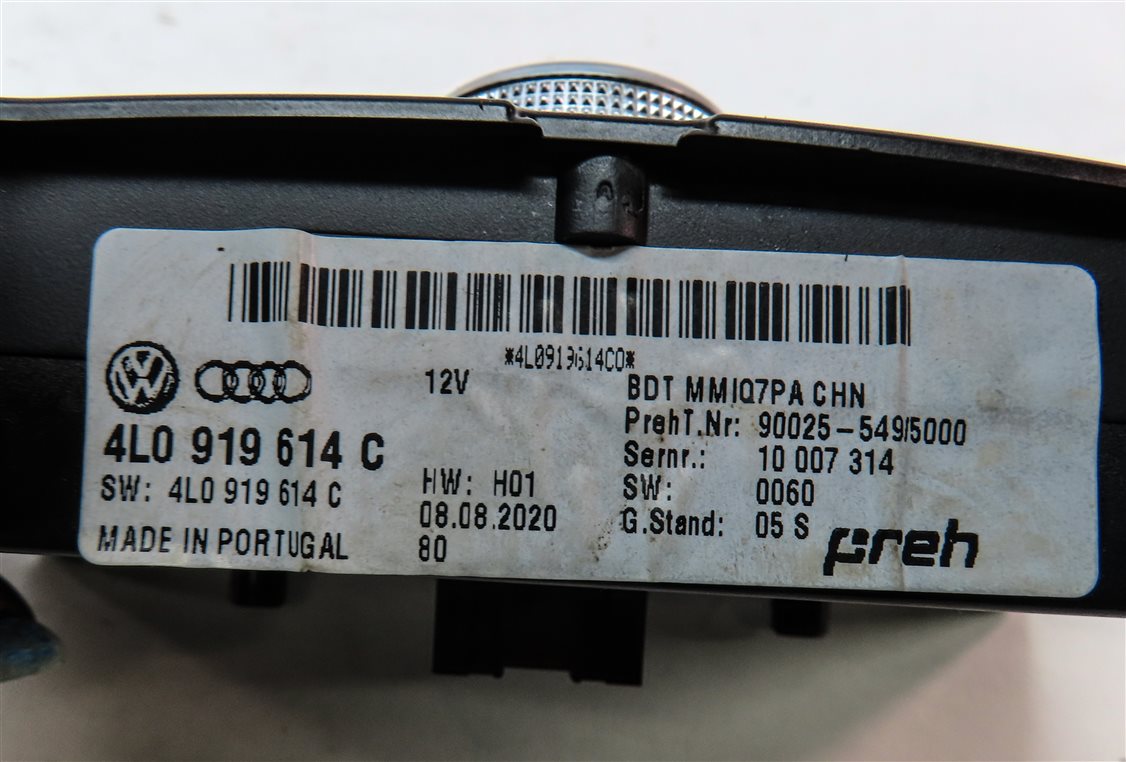 Thumbnail 6: 2012-2015 AUDI Q7 (4L) FRONT CENTER CONSOLE MMI MEDIA NAVIGATION CONTROL SWITCH
