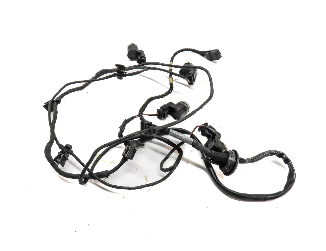 2010 AUDI S4 (B8 8K) REAR PARK ASSIST PDC SENSORT SET4 (White) w/ WIRING HARNESS