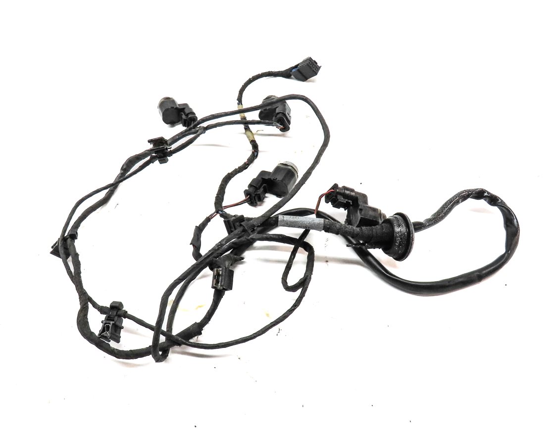 Thumbnail 2: 2010 AUDI S4 (B8 8K) REAR PARK ASSIST PDC SENSORT SET4 (White) w/ WIRING HARNESS