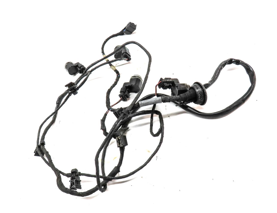 Thumbnail 3: 2010 AUDI S4 (B8 8K) REAR PARK ASSIST PDC SENSORT SET4 (White) w/ WIRING HARNESS
