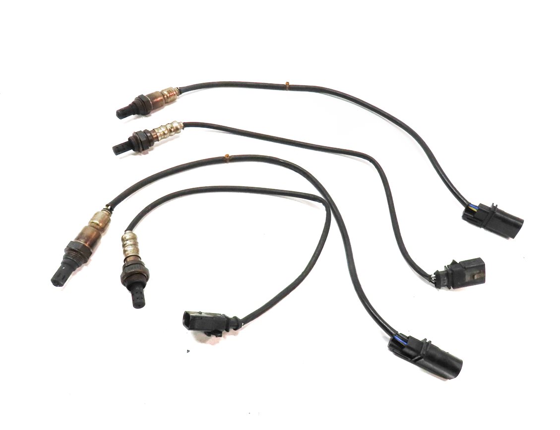 2010 AUDI S4 (B8 8K) 3.0L (CCBA) ENGINE PRE POST CAT O2 OXYGEN SENSOR SET 4