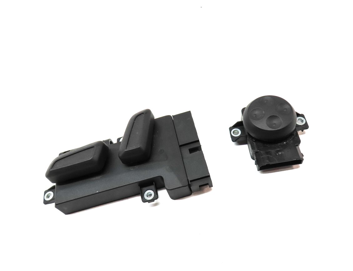 Thumbnail 3: 2010 AUDI S4 (B8 8K) FRONT LEFT DRIVER SEAT ADJUST SWITCH w/ LUMBAR SET 2 BLACK