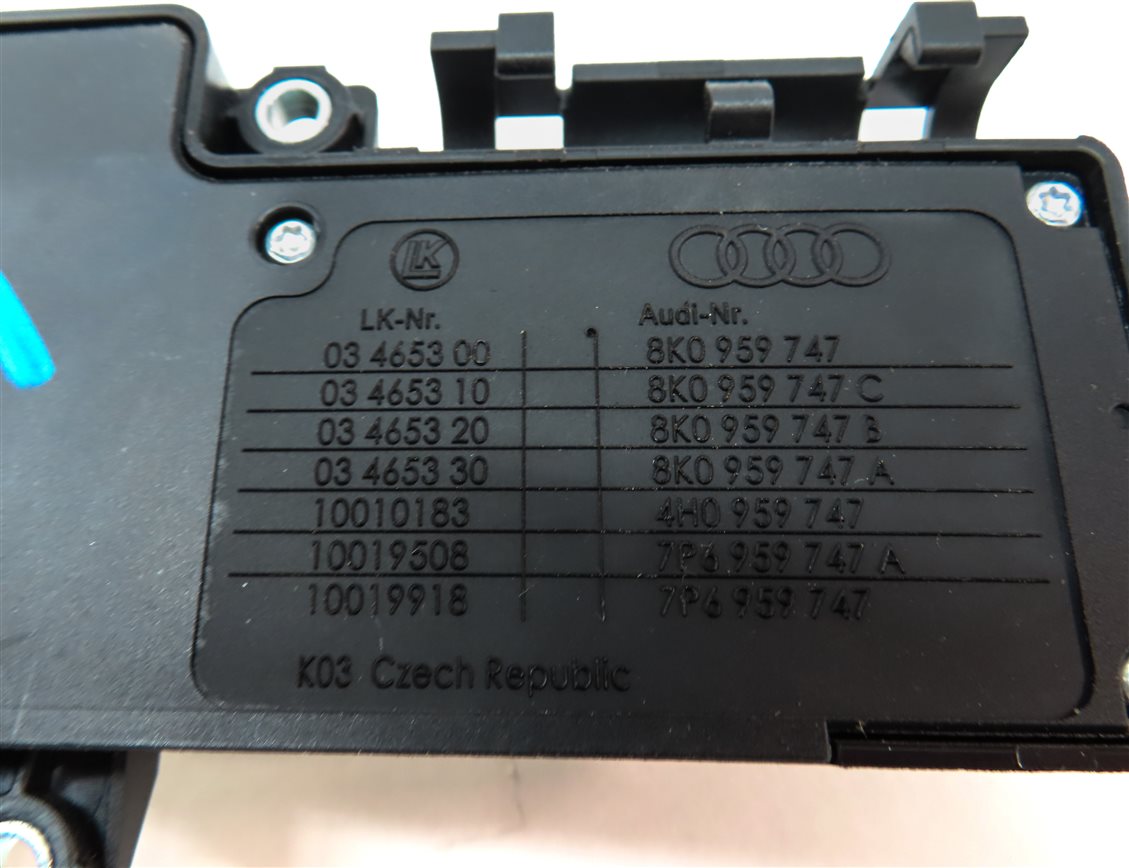 Thumbnail 9: 2010 AUDI S4 (B8 8K) FRONT LEFT DRIVER SEAT ADJUST SWITCH w/ LUMBAR SET 2 BLACK