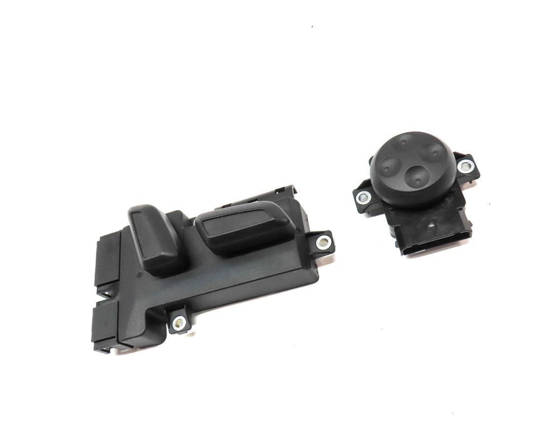 Thumbnail 3: 2010 AUDI S4 (B8 8K) FRONT RIGHT PASSENGER SEAT ADJUST SWITCH w/ LUMBAR (BLACK)