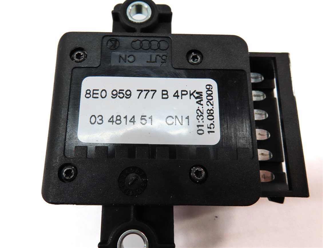 Thumbnail 6: 2010 AUDI S4 (B8 8K) FRONT RIGHT PASSENGER SEAT ADJUST SWITCH w/ LUMBAR (BLACK)