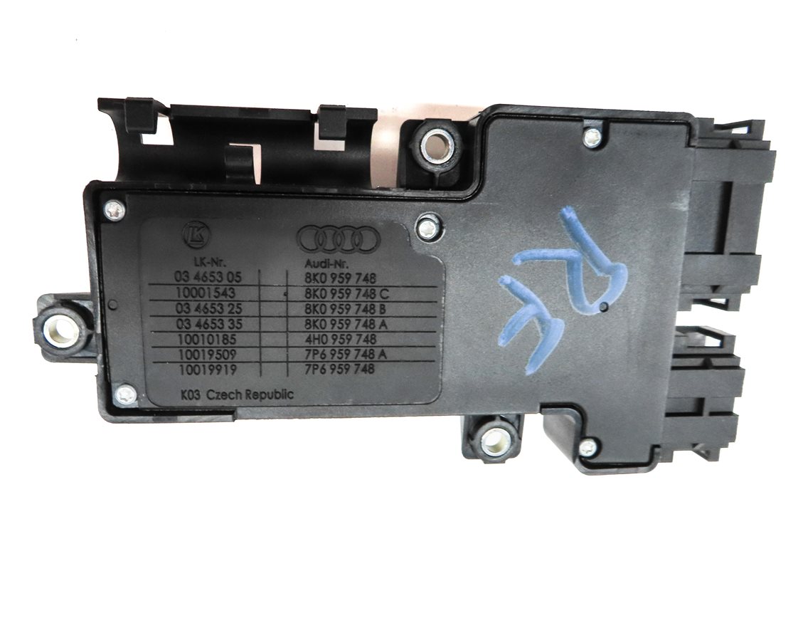Thumbnail 8: 2010 AUDI S4 (B8 8K) FRONT RIGHT PASSENGER SEAT ADJUST SWITCH w/ LUMBAR (BLACK)