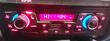 Thumbnail 2: 08-13 A4 S4 A5 S5 Q5 B8 8K 8T FRONT HEATER A/C TEMPERATURE CLIMATE CONTROL PANEL