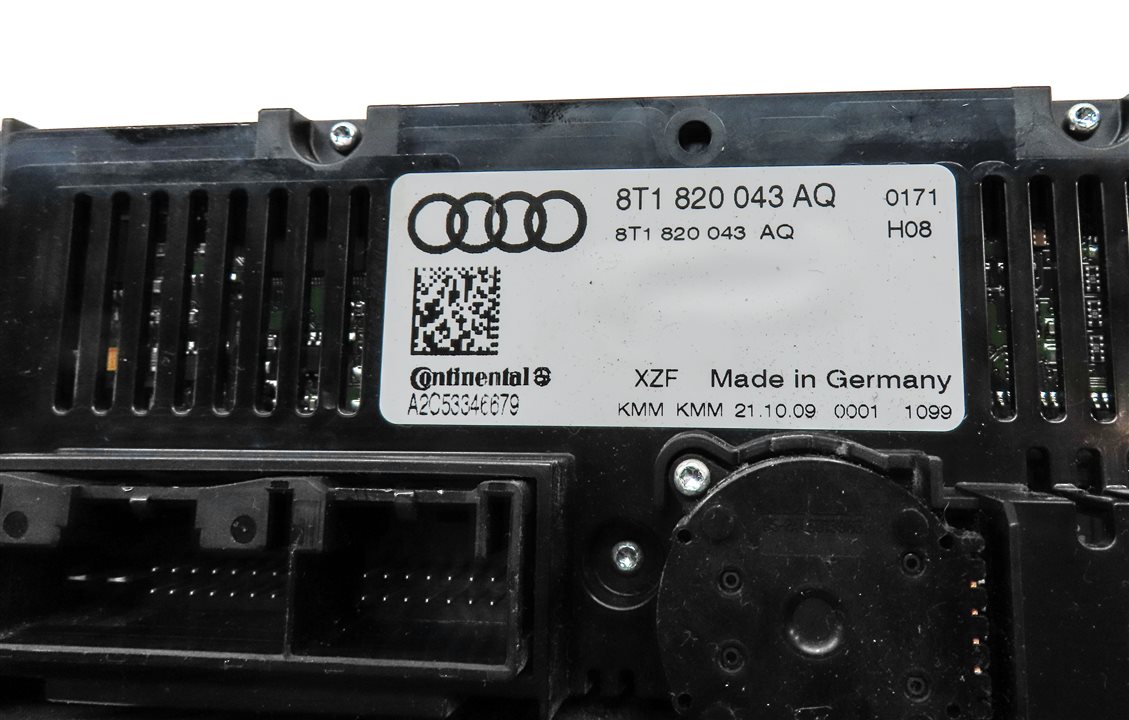 Thumbnail 7: 08-13 A4 S4 A5 S5 Q5 B8 8K 8T FRONT HEATER A/C TEMPERATURE CLIMATE CONTROL PANEL