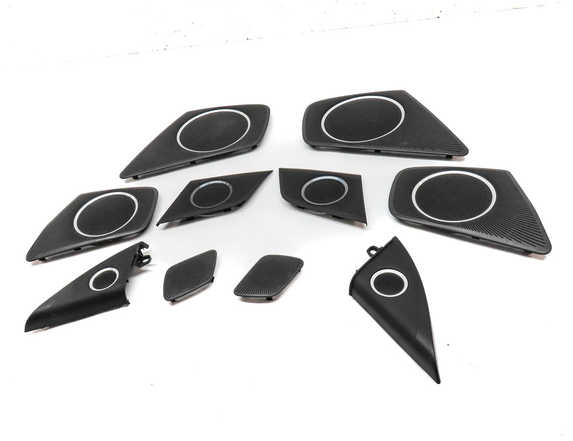 Thumbnail 2: 2010 AUDI S4 (B8 8K) FRONT REAR BANG & OLUFSEN SPEAKER COVER GRILLE SET 10