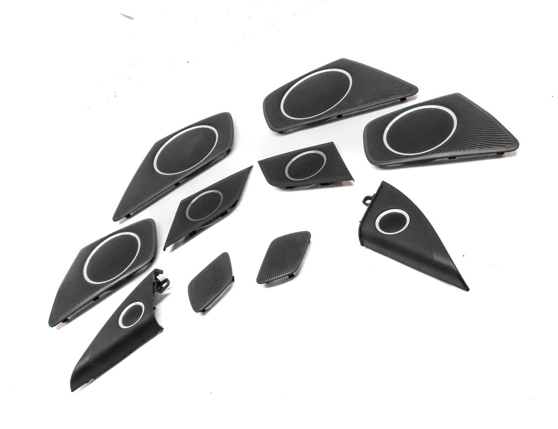 Thumbnail 3: 2010 AUDI S4 (B8 8K) FRONT REAR BANG & OLUFSEN SPEAKER COVER GRILLE SET 10