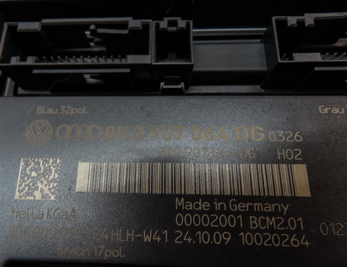 Thumbnail 14: 2010 AUDI S4 (B8 8K) 3.0L CCBA ENGINE BODY BCM ECM IMMOBILIZER MODULE KEY SET