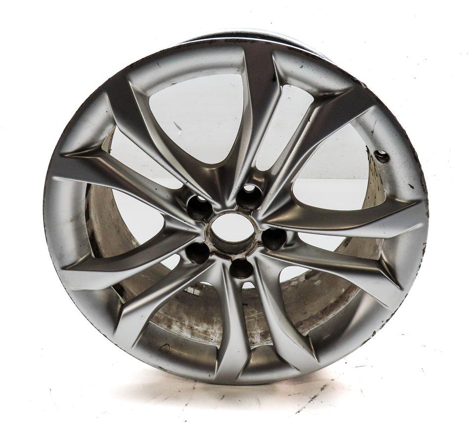 2009-2012 AUDI A4 S4 (B8 8K) 18x8 ALUMINUM ALLOY 5 V 10 SPOKE WHEEL RIM