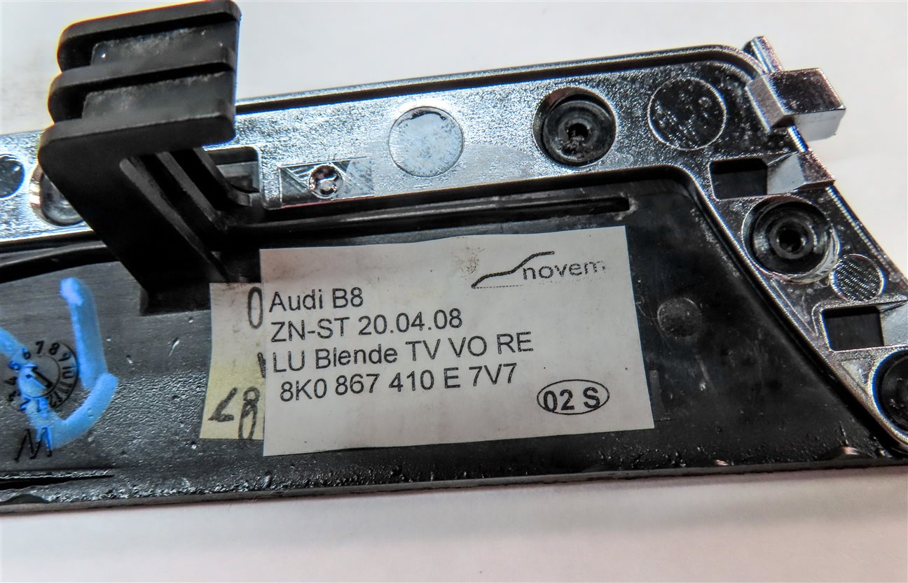 Thumbnail 18: 2010 AUDI S4 B8 8K FRONT REAR DOOR DASH CENTER CONSOLE CARBON FIBER TRIM SET 6