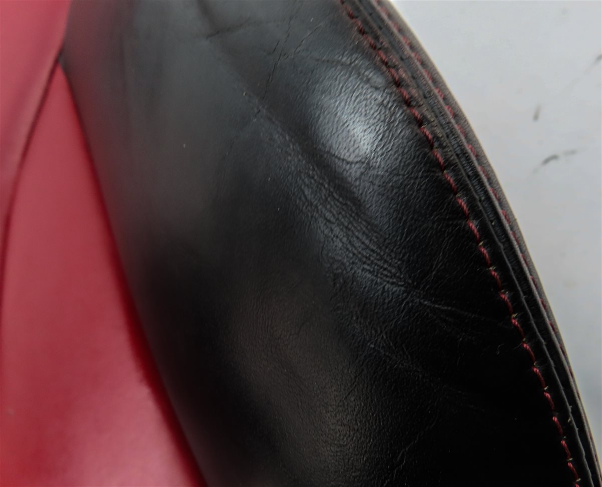 Thumbnail 11: 2010 AUDI S4 (B8 8K) FRONT RIGHT UPPER HEATED SPORT SEAT CUSHION (RED & BLACK)