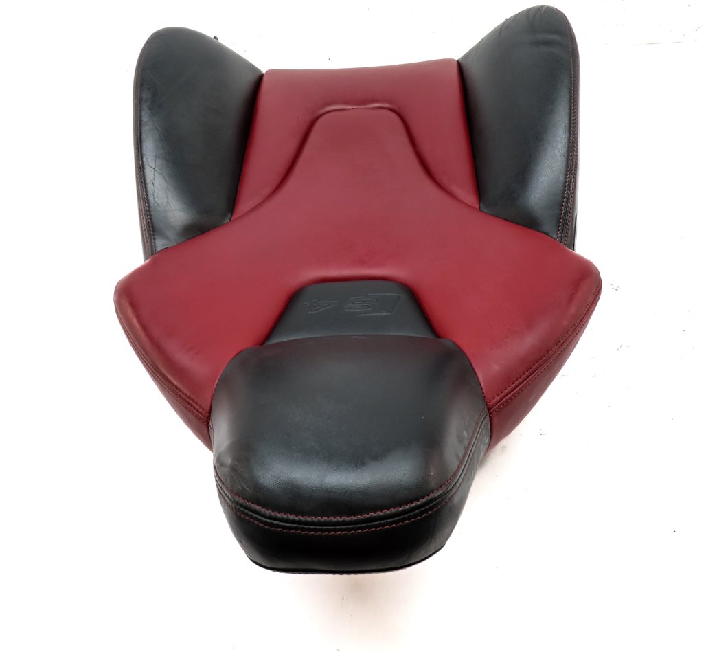Thumbnail 4: 2010 AUDI S4 (B8 8K) FRONT RIGHT UPPER HEATED SPORT SEAT CUSHION (RED & BLACK)