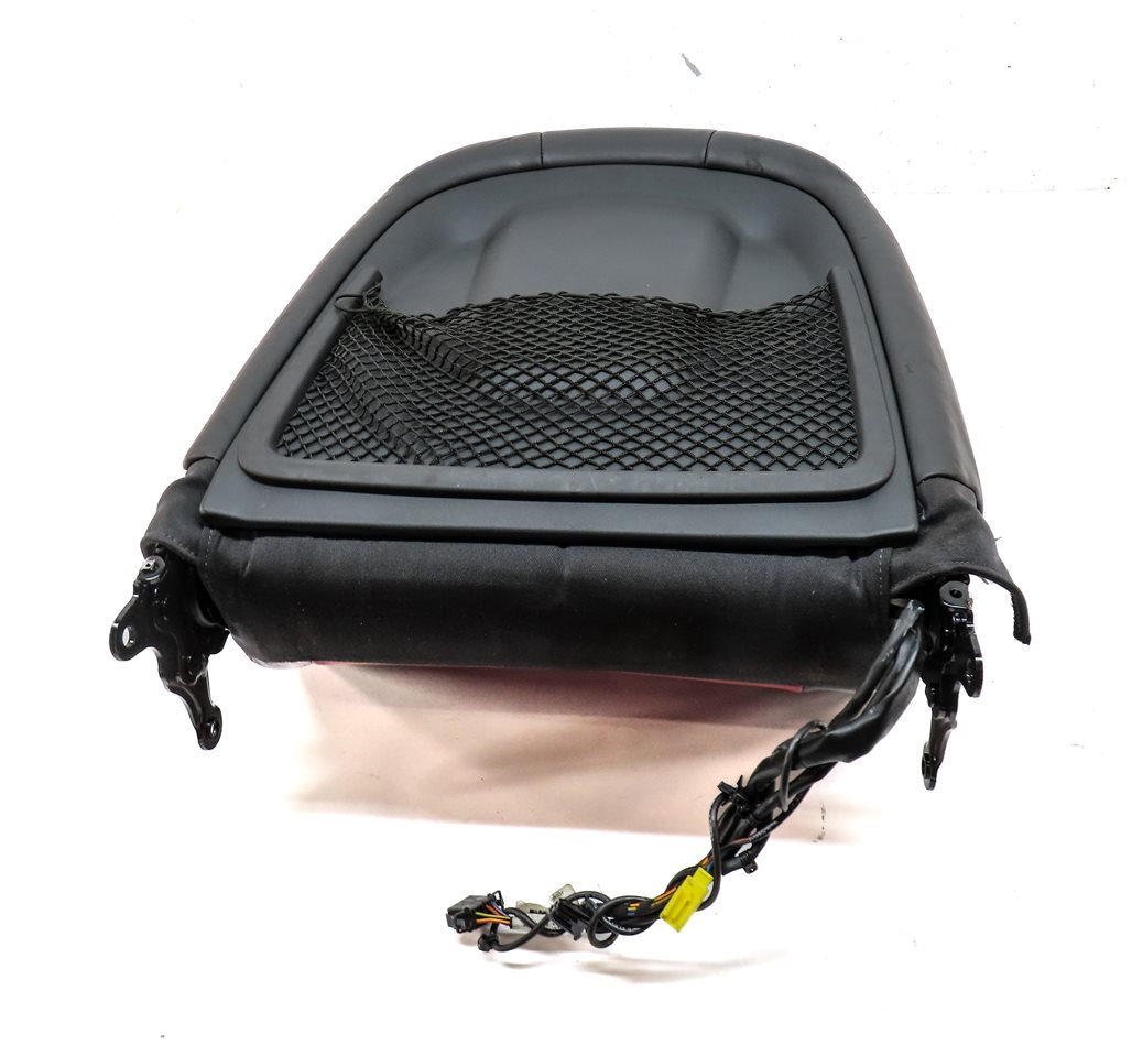 Thumbnail 5: 2010 AUDI S4 (B8 8K) FRONT RIGHT UPPER HEATED SPORT SEAT CUSHION (RED & BLACK)