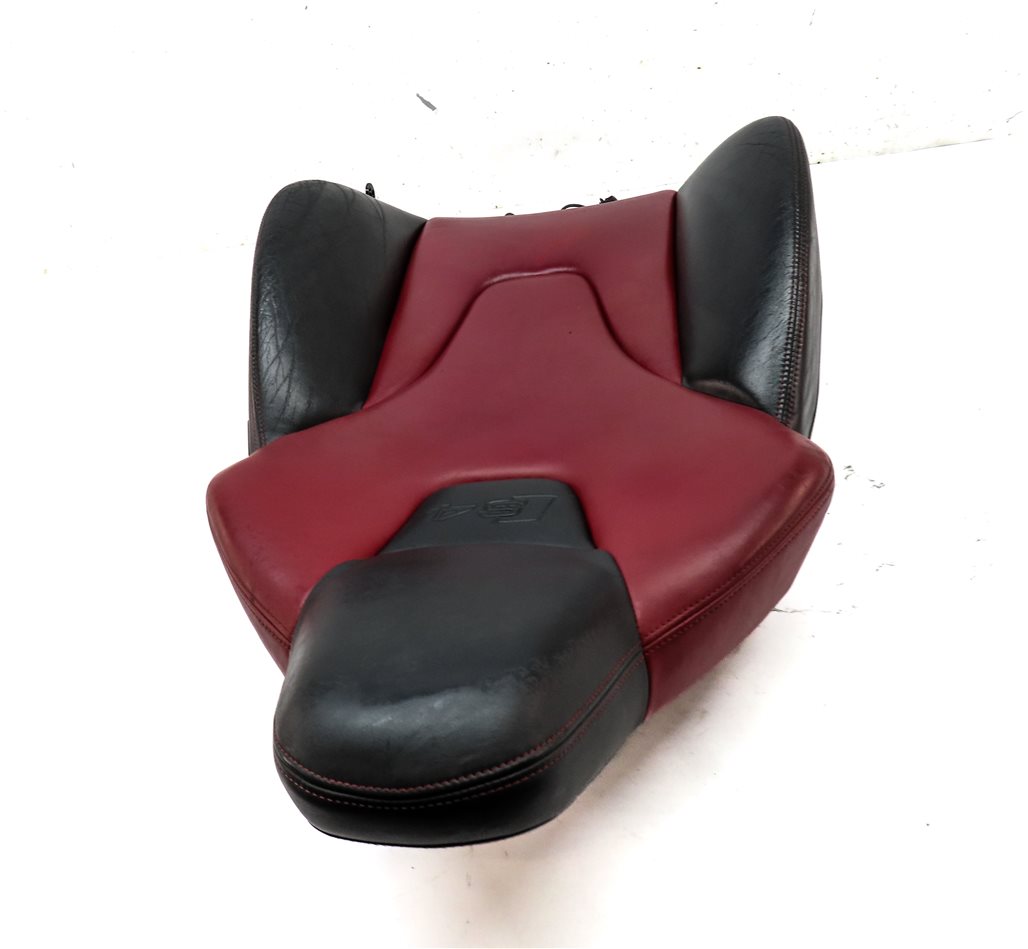 Thumbnail 4: 2010 AUDI S4 B8 8K FRONT LEFT DRIVER UPPER HEATED SPORT SEAT CUSHION RED & BLACK