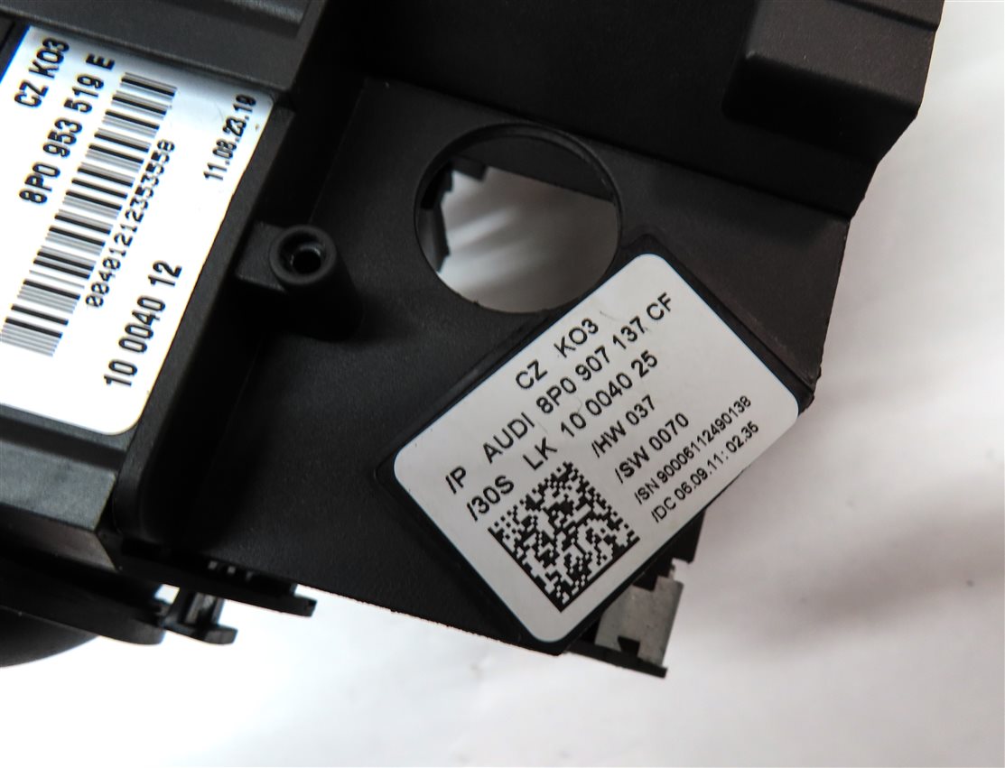 Thumbnail 6: 2009-2013 AUDI A3 (8P) STEERING COLUMN COMBO SWITCH (WIPER TURN SIGNAL CRUISE)