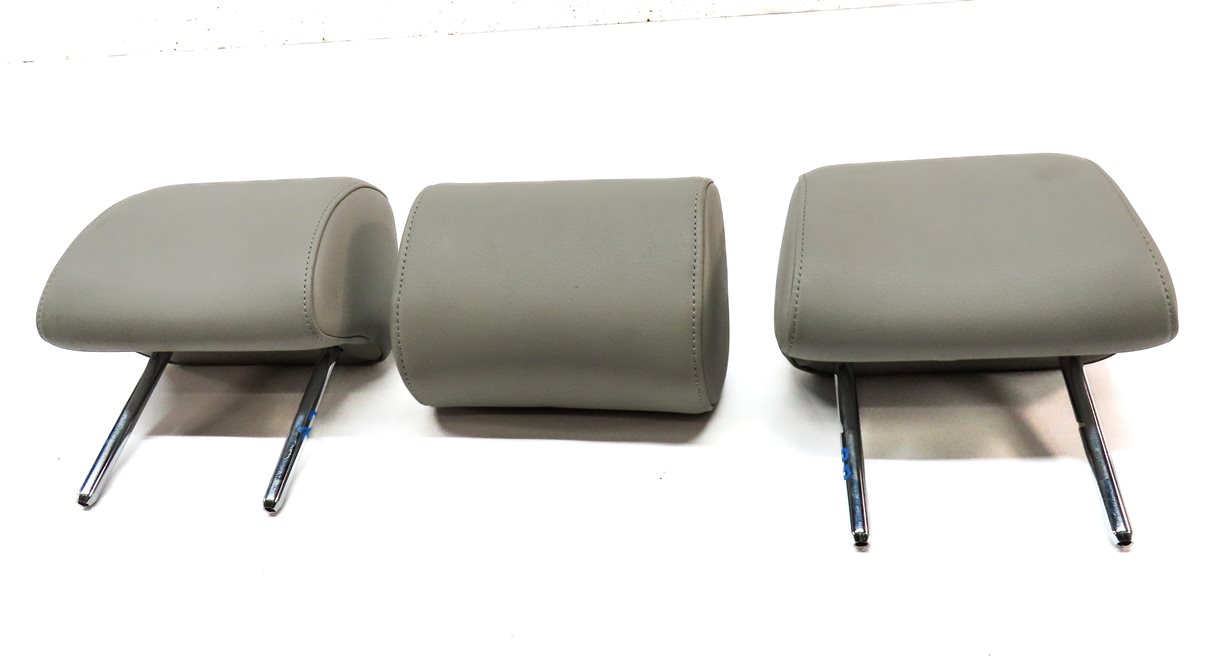 Thumbnail 2: 09-13 AUDI A3 HATCHBACK (8P) REAR SEAT LEFT CENTER RIGHT HEADREST SET-3 (GRAY)