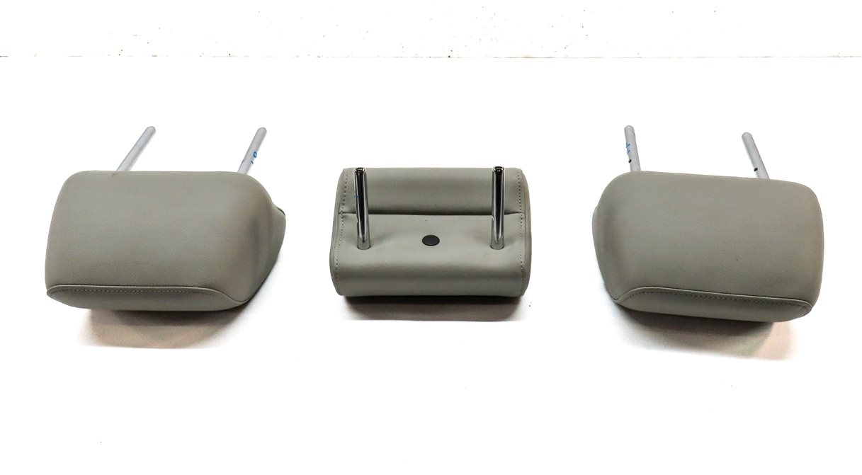 Thumbnail 5: 09-13 AUDI A3 HATCHBACK (8P) REAR SEAT LEFT CENTER RIGHT HEADREST SET-3 (GRAY)