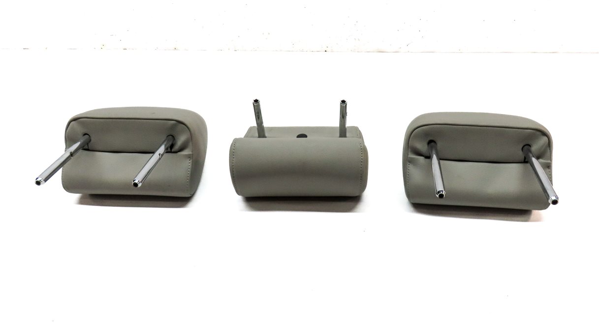 Thumbnail 6: 09-13 AUDI A3 HATCHBACK (8P) REAR SEAT LEFT CENTER RIGHT HEADREST SET-3 (GRAY)