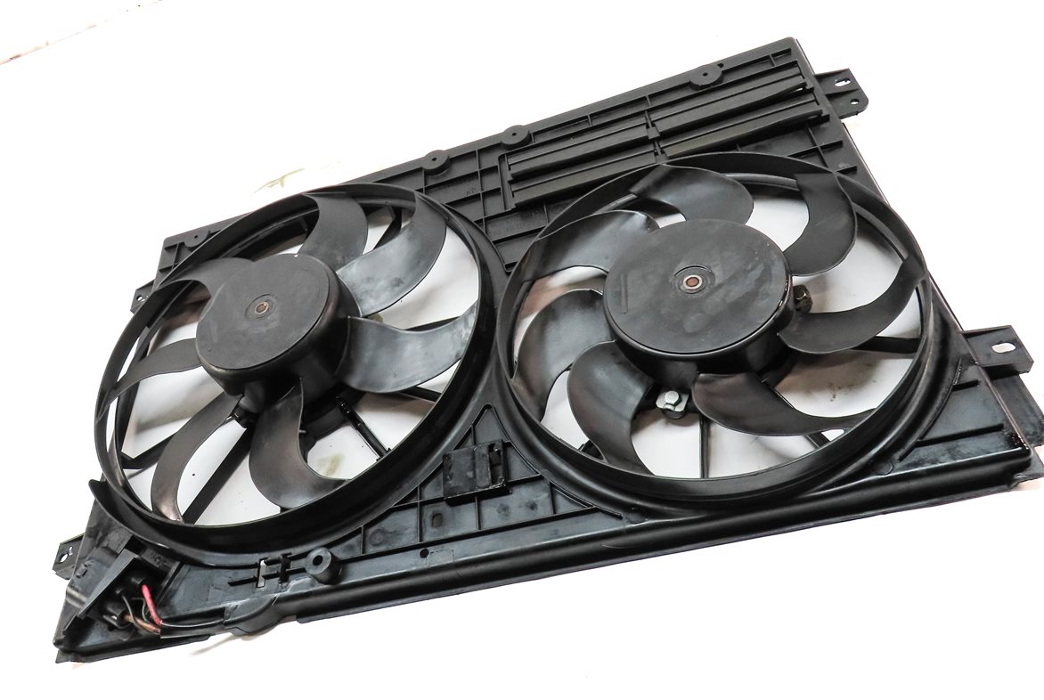 Thumbnail 3: 06-15 AUDI A3 TT 8P 8J 08 PASSAT 2.0L RADIATOR COOLING FAN SHROUD MOTOR ASSEMBLY