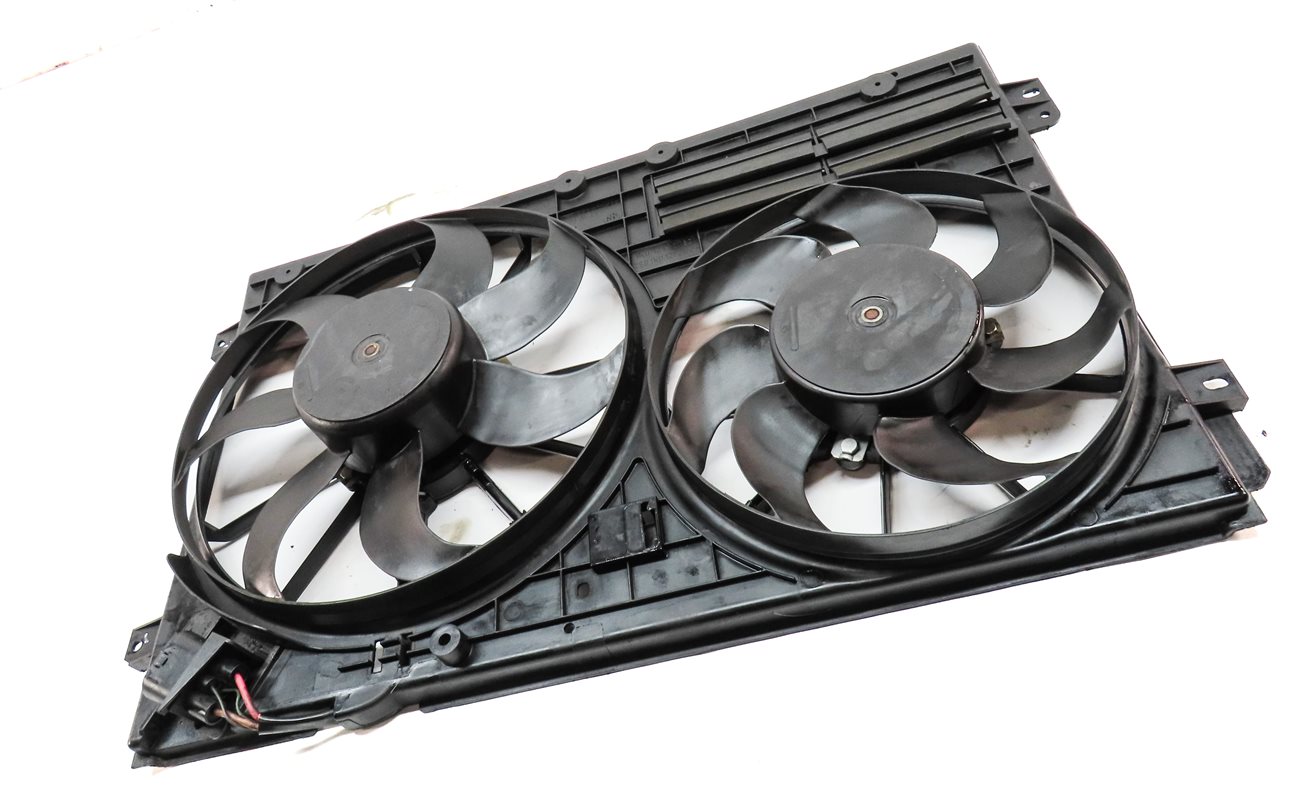 Thumbnail 4: 06-15 AUDI A3 TT 8P 8J 08 PASSAT 2.0L RADIATOR COOLING FAN SHROUD MOTOR ASSEMBLY