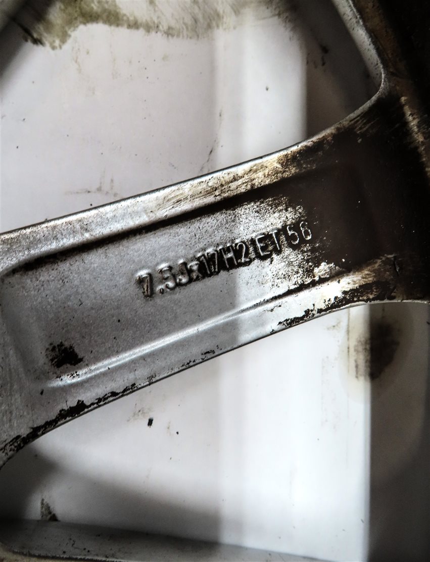 Thumbnail 5: 2009-2013 AUDI A3 (8P) 17x7.5 STRAIGHT 10-SPOKE ALUMINUM ALLOY WHEEL RIM
