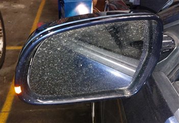 Thumbnail 2: 2011-2013 AUDI A3 (8P) LEFT FRONT DRIVER HEATED AUTODIM DOOR MIRROR (Blue)