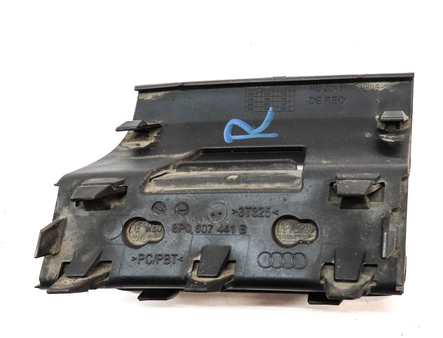 Thumbnail 6: 2012 AUDI A3 HATCHBACK (8P) REAR TOWING EYE TOW HOOK COVER TRIM (Blue)