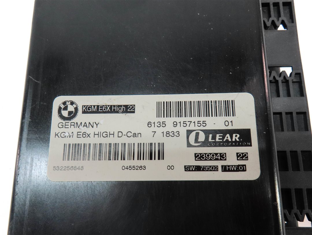 Thumbnail 4: 2008-2010 BMW 528i 535i 550i 650i M5 M6 (E60 E63) GATEWAY BODY CONTROL MODULE
