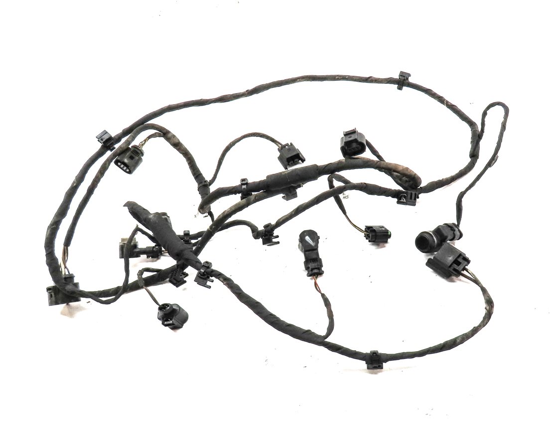 Thumbnail 2: 2011 AUDI Q7 (4L) FRONT PARK ASSIST PDC SENSOR SET4 (2 SILVER 2 BLACK) & HARNESS