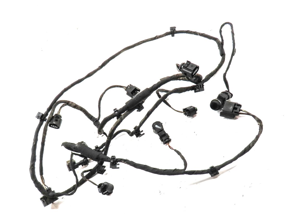 Thumbnail 3: 2011 AUDI Q7 (4L) FRONT PARK ASSIST PDC SENSOR SET4 (2 SILVER 2 BLACK) & HARNESS