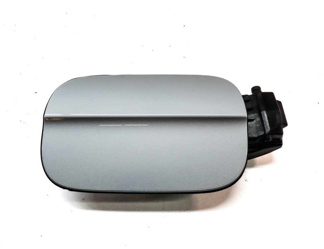 Thumbnail 2: 2010-2015 AUDI Q7 (4L) FUEL TANK DOOR LID COVER TRIM w/ HOUSING (Silver)