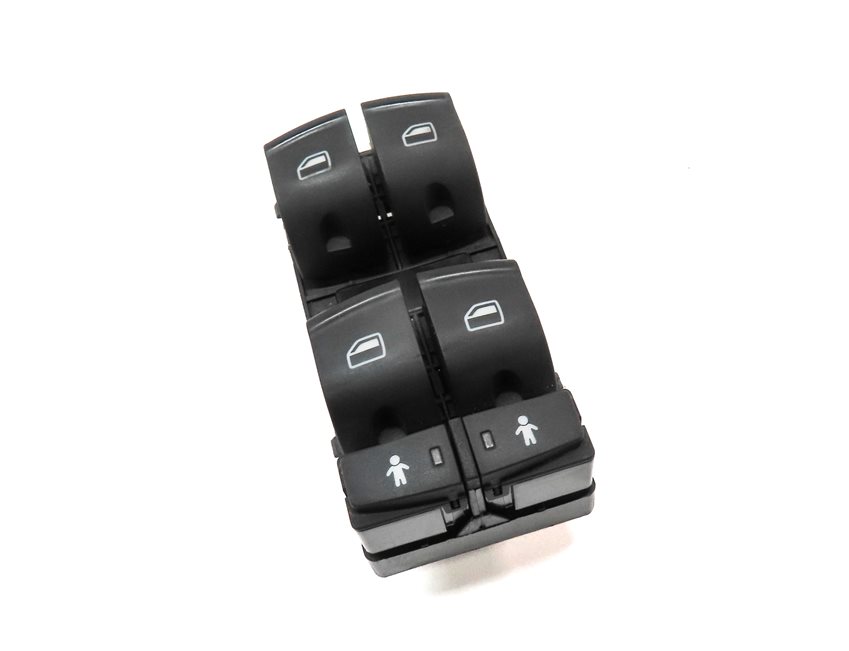 Thumbnail 3: 2011-2015 AUDI Q7 (4L) LEFT DRIVER MASTER POWER WINDOW SWITCH w/ CHILD LOCK