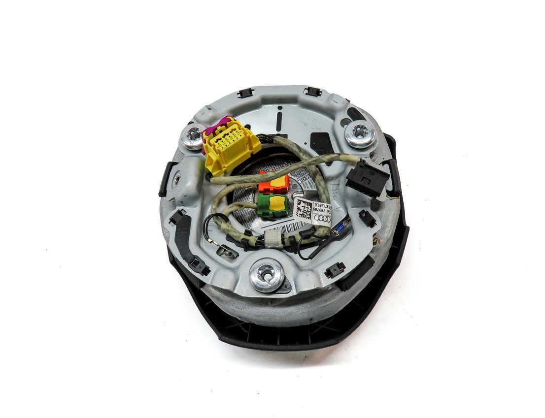Thumbnail 5: 2011-2015 AUDI Q7 (4L) LEFT DRIVER STEERING WHEEL SRS AIRBAG AIR BAG (BLACK)