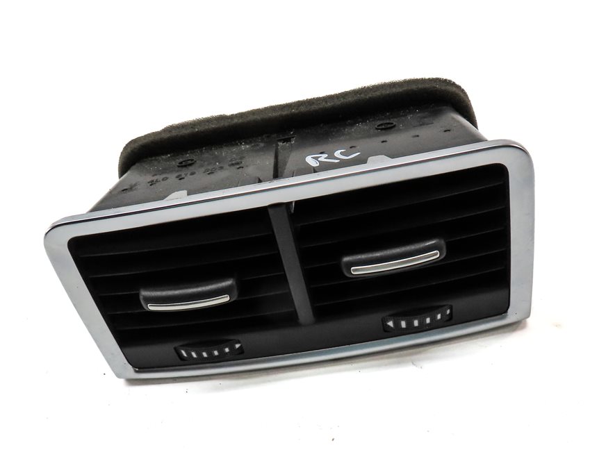 Thumbnail 3: 2011 AUDI Q7 (4L) REAR CENTER CONSOLE HVAC A/C HEATER AIR VENT (BLACK & SILVER)