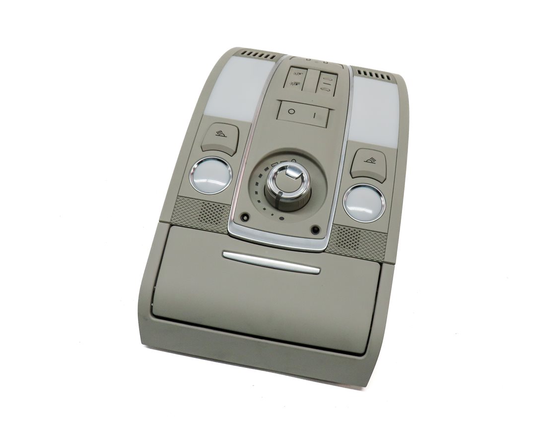 2011 AUDI Q7 (4L) FRONT CENTER ROOF PRIMARY DOMELIGHT DOME LIGHT (GREY)