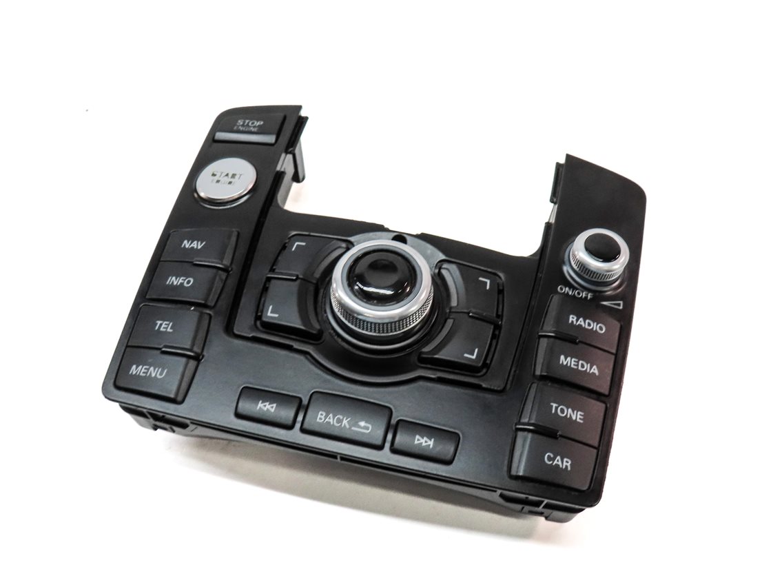 2011 AUDI Q7 (4L) MULTIMEDIA NAVIGATION RADIO MMI CONTROL SWITCH BUTTON PANEL