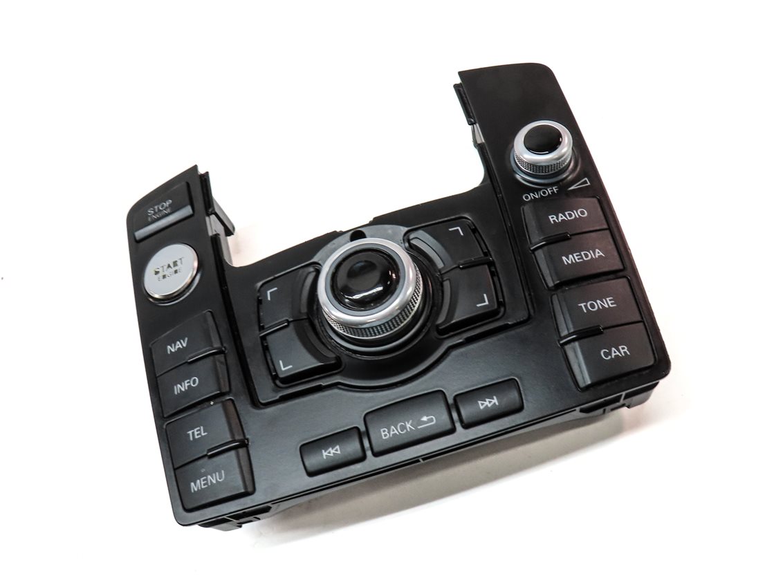 Thumbnail 3: 2011 AUDI Q7 (4L) MULTIMEDIA NAVIGATION RADIO MMI CONTROL SWITCH BUTTON PANEL