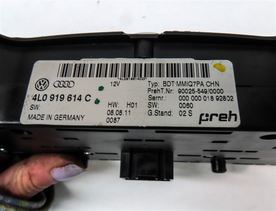 Thumbnail 7: 2011 AUDI Q7 (4L) MULTIMEDIA NAVIGATION RADIO MMI CONTROL SWITCH BUTTON PANEL