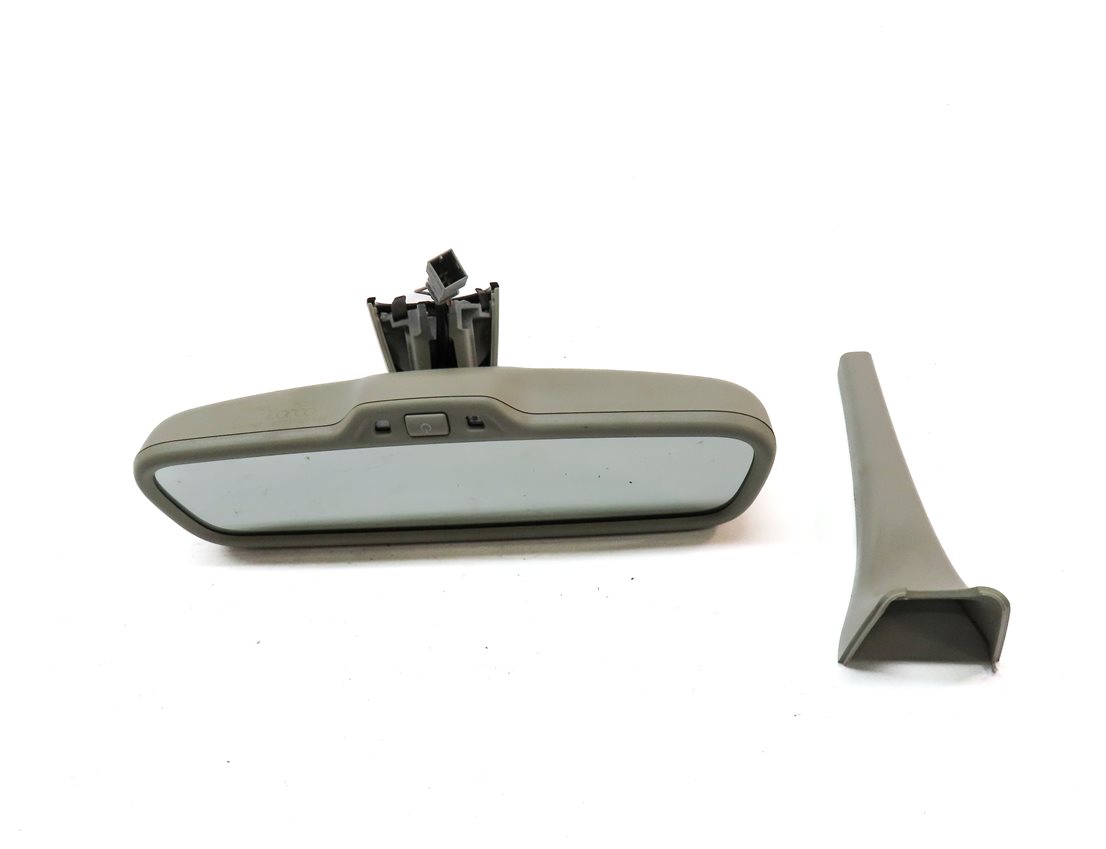 Thumbnail 2: 2010-2015 AUDI Q7 (4L) INTERIOR AUTODIM REAR VIEW MIRROR w/ COMPASS (Grey)