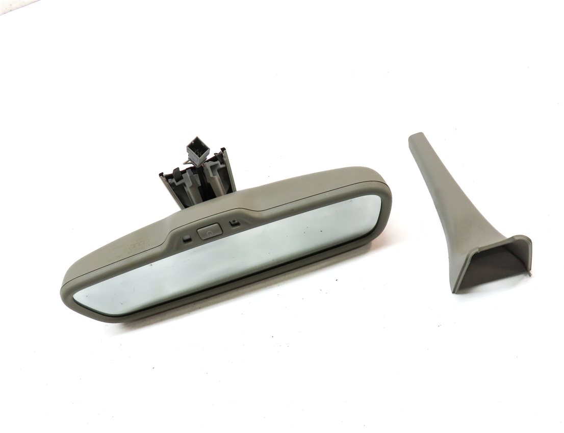 Thumbnail 3: 2010-2015 AUDI Q7 (4L) INTERIOR AUTODIM REAR VIEW MIRROR w/ COMPASS (Grey)