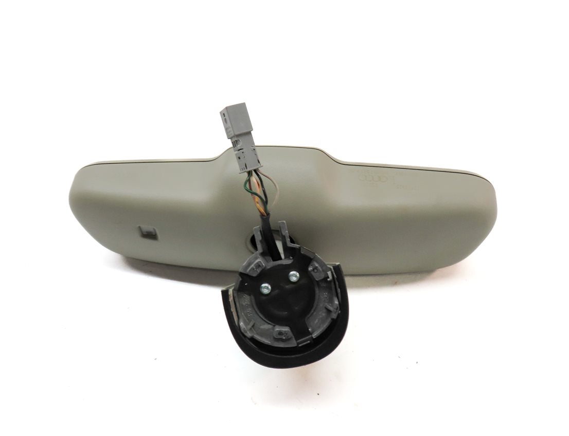 Thumbnail 5: 2010-2015 AUDI Q7 (4L) INTERIOR AUTODIM REAR VIEW MIRROR w/ COMPASS (Grey)