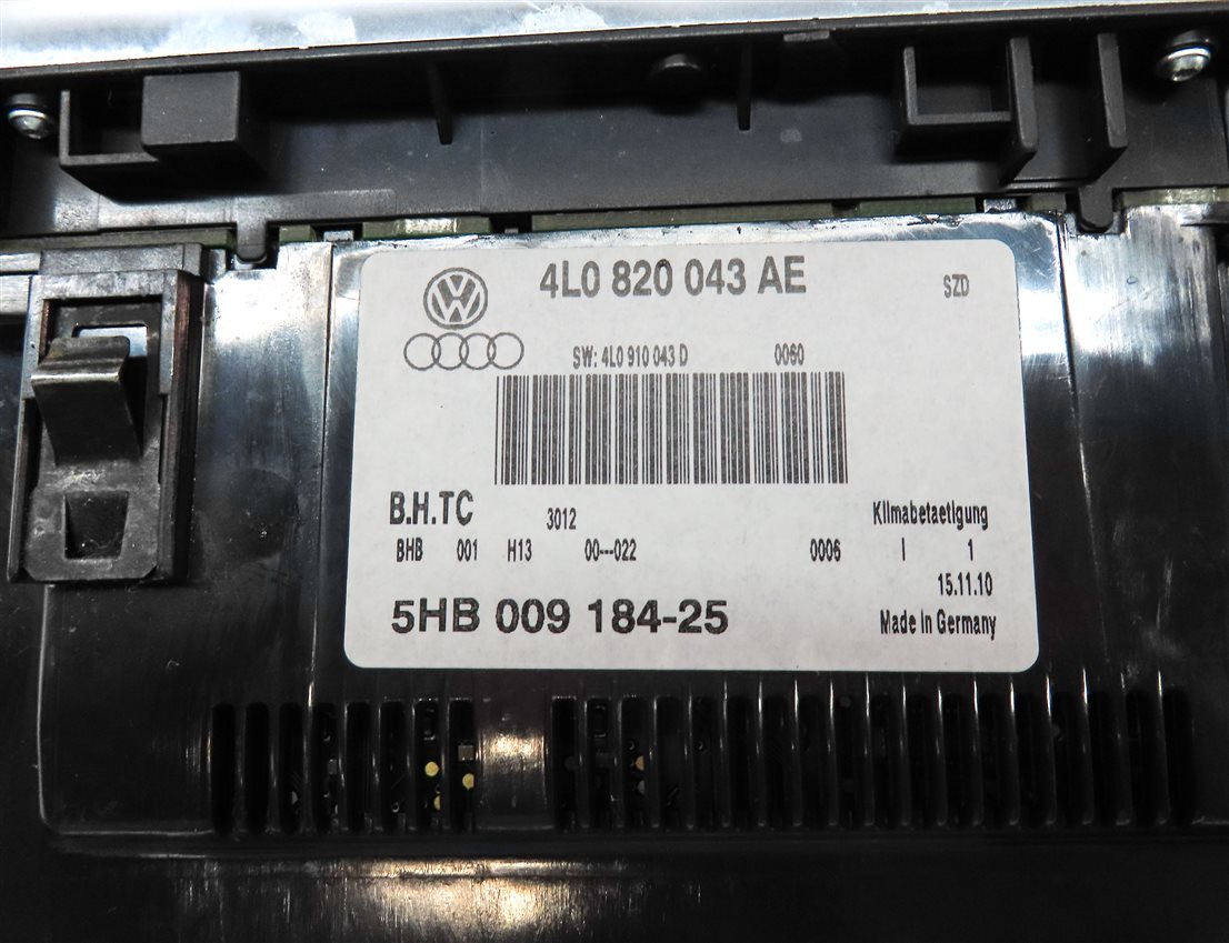 Thumbnail 7: 2011 AUDI Q7 4L FRONT DASH HVAC A/C HEATER CLIMATE CONTROL PANEL w/ HEATED SEATS