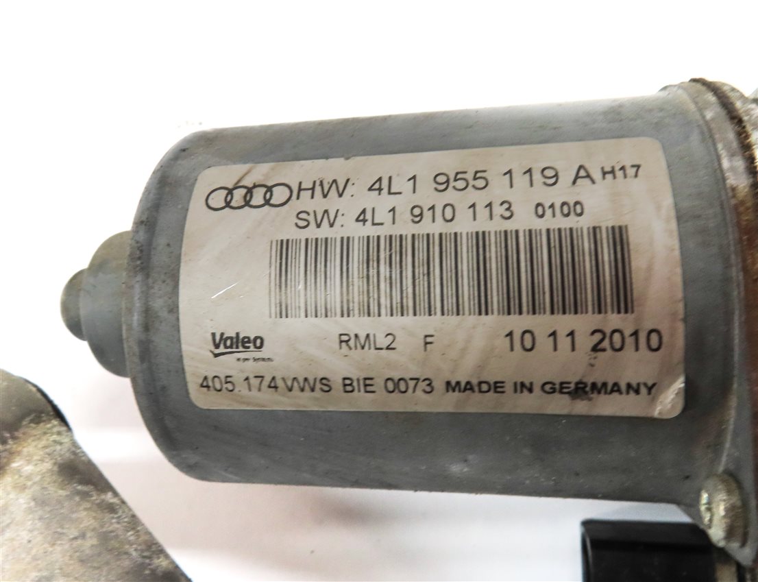 Thumbnail 7: 2007-2015 AUDI Q7 (4L) FRONT WINDSHIELD WIPER MOTOR w/ LINKAGE