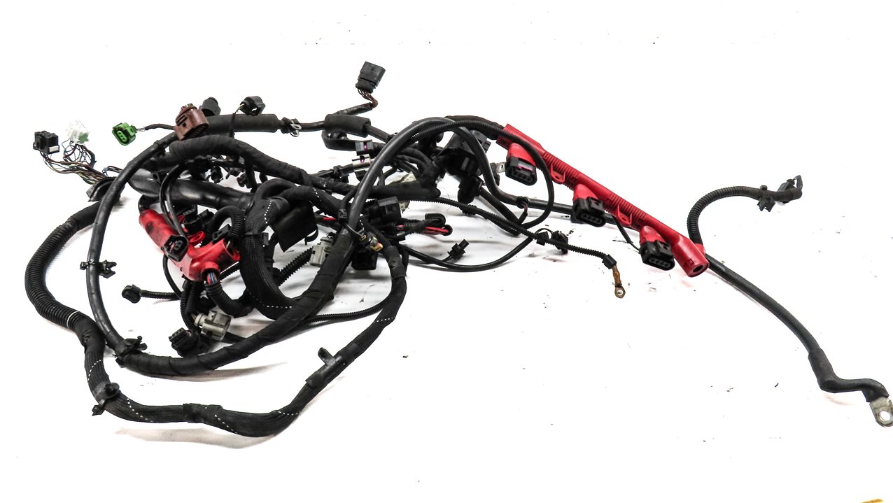 Thumbnail 2: 2011 AUDI Q7 (4L) 3.0L SUPER (CJWC) ENGINE WIRE WIRING HARNESS LOOM