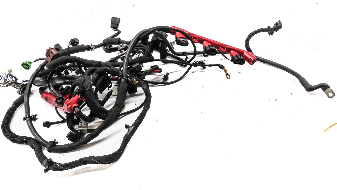 Thumbnail 3: 2011 AUDI Q7 (4L) 3.0L SUPER (CJWC) ENGINE WIRE WIRING HARNESS LOOM