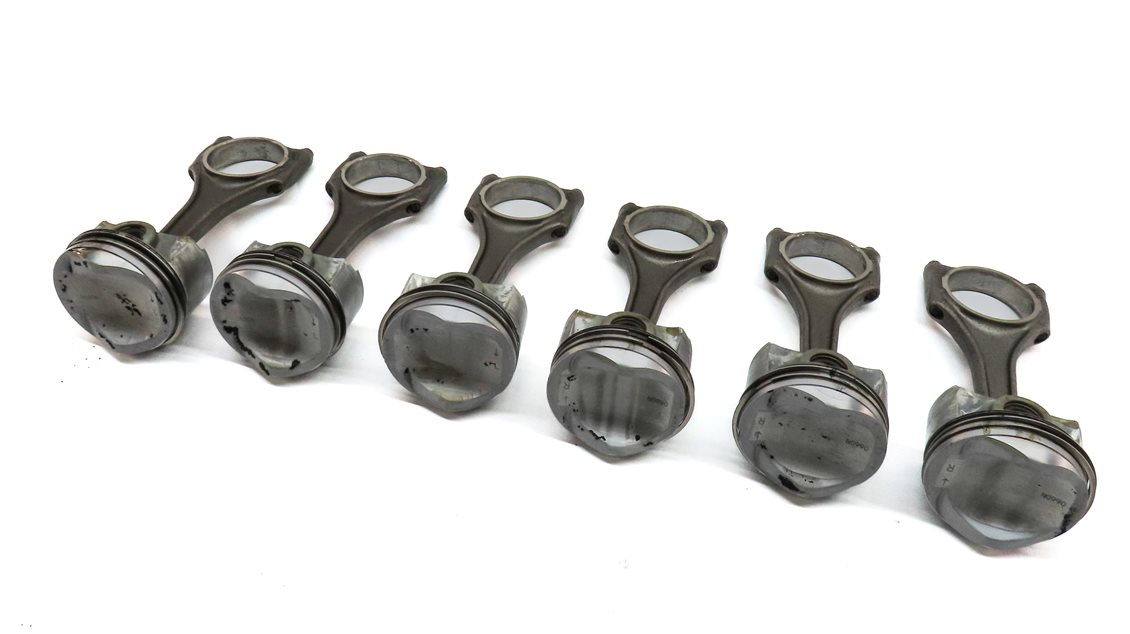 09-17 AUDI A6 A7 A8 Q5 Q7 S4 S6 Q5 TOUAREG 3.0L SUPERCHARGED ENGINE PISTON SET 6