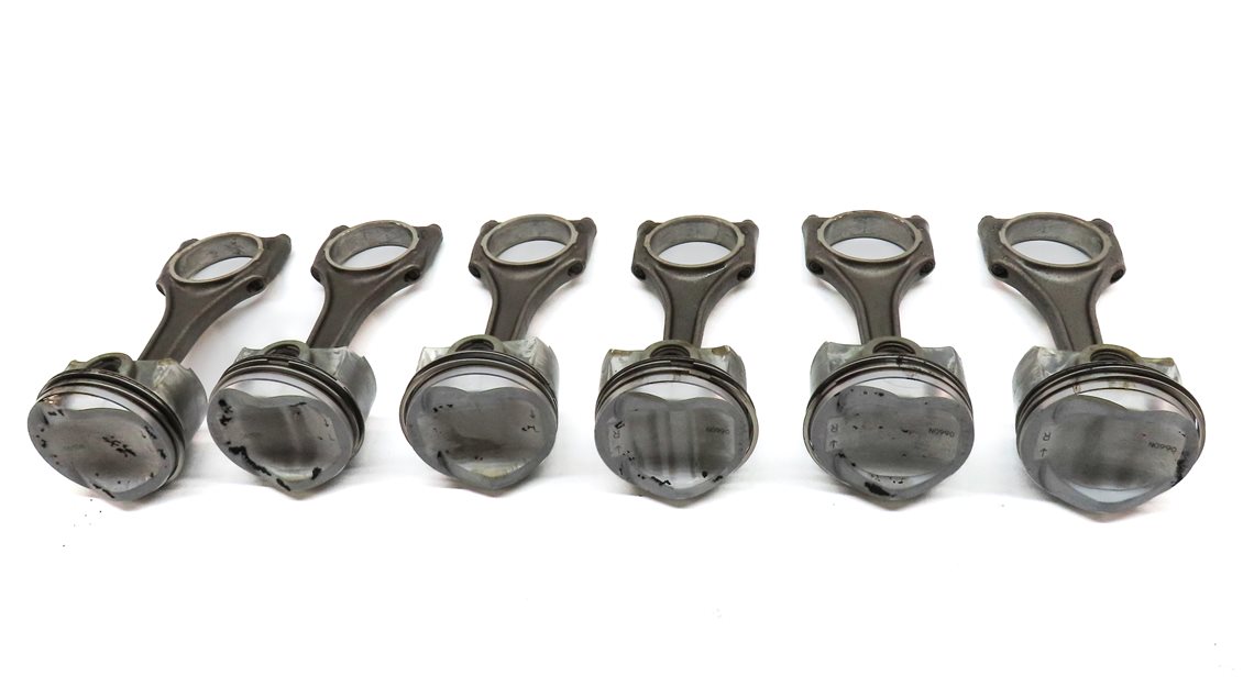 Thumbnail 3: 09-17 AUDI A6 A7 A8 Q5 Q7 S4 S6 Q5 TOUAREG 3.0L SUPERCHARGED ENGINE PISTON SET 6